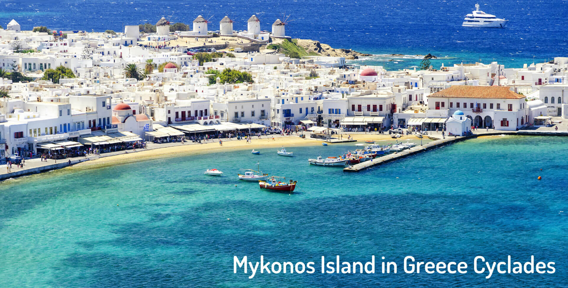 Mykonos Island in Greece Cyclades